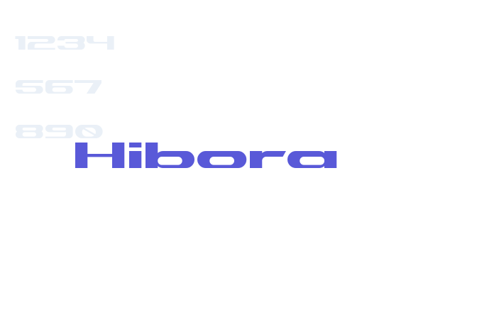 Hibora font free