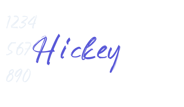 Hickey Font