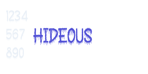 Hideous-font-download