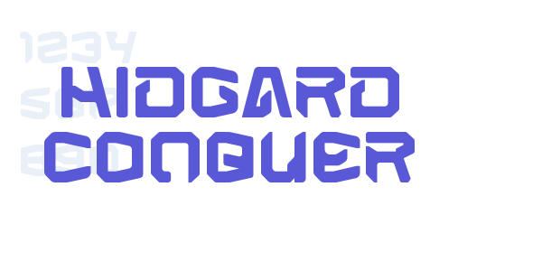 Hidgard Conquer font free