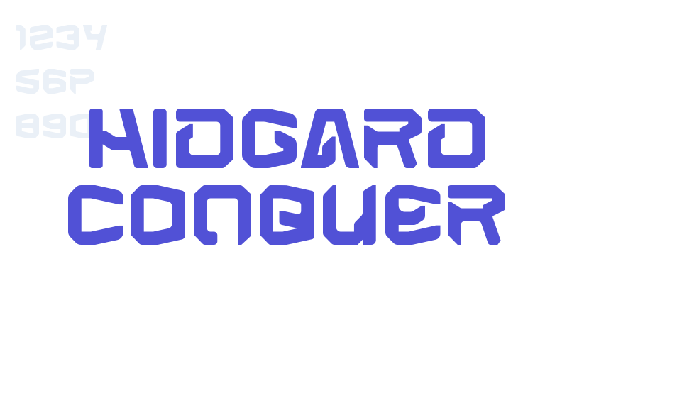 Hidgard Conquer-font-download