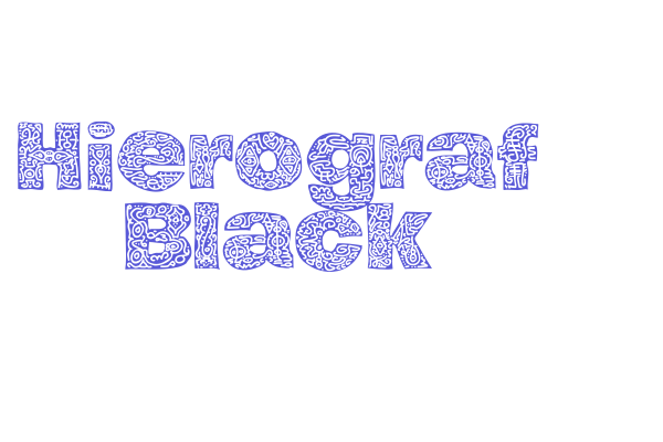 Hierograf Black Font