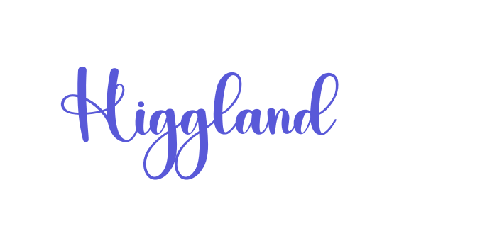 Higgland Font Download