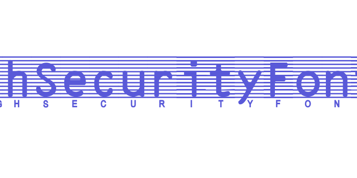 HighSecurityFont Font Download