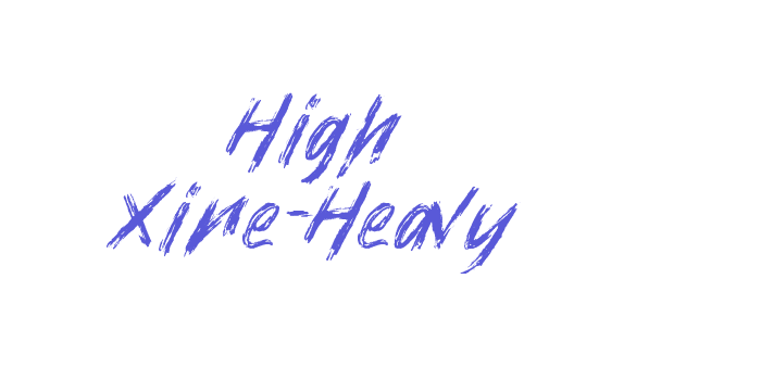 High Xire-Heavy Font Download