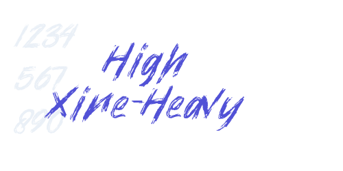 High Xire-Heavy-font-download