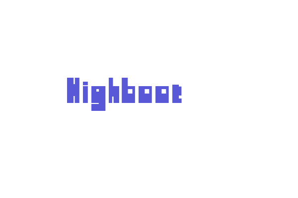 Highboot Font