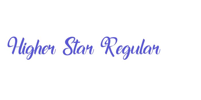 Higher Star Regular Font Download