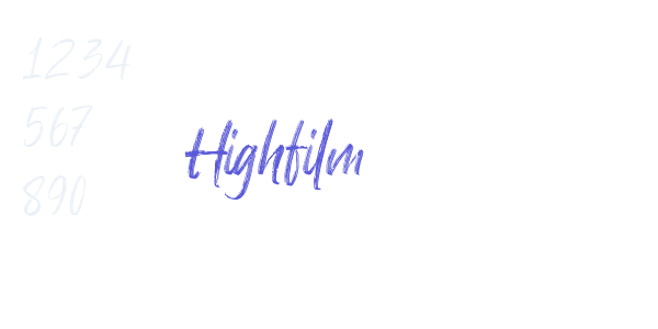 Highfilm font