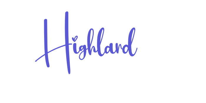 Highland Font