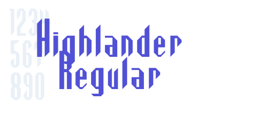 Highlander Regular-font-download