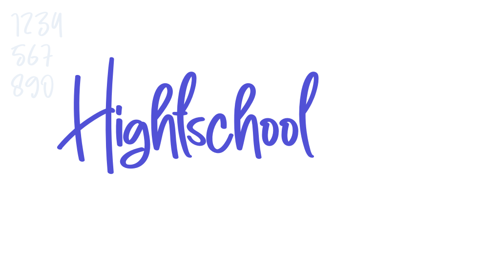 Hightschool-font-download