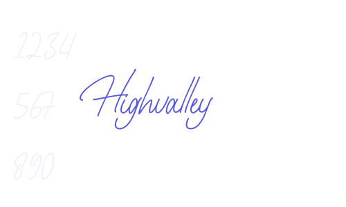 Highvalley Font Download