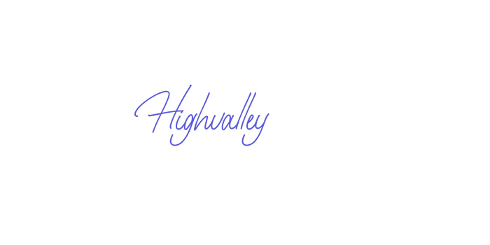 Highvalley Font Download