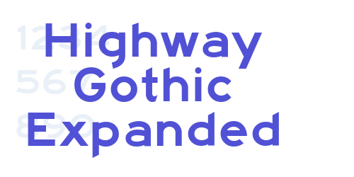 Highway Gothic Expanded-font-download