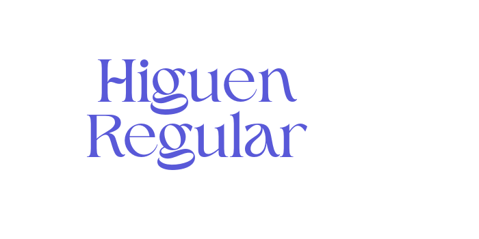 Higuen Regular Font Download