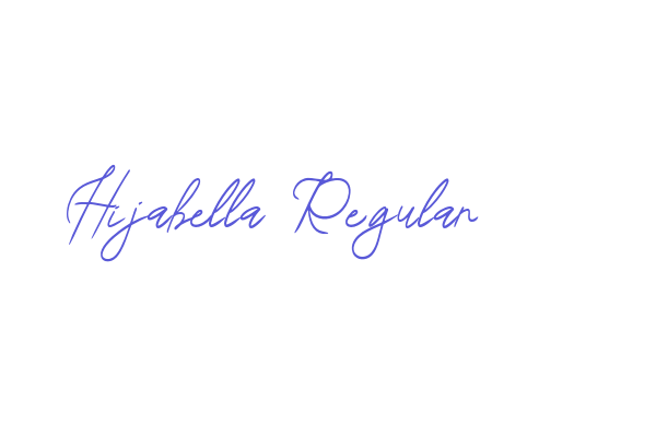 Hijabella Regular Font