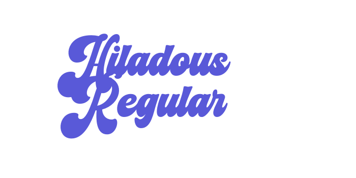 Hiladous Regular Font Download