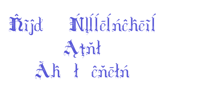 Hilda Sonnenschein Extra Characters Font Download