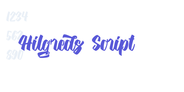 Hilgreds Script font free