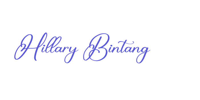 Hillary Bintang Font Download