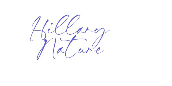 Hillary Nature Font Download