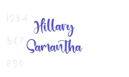 Hillary Samantha Font