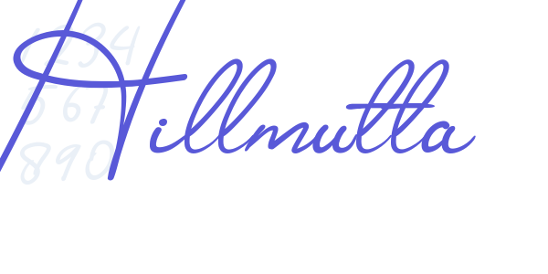 Hillmutta font free