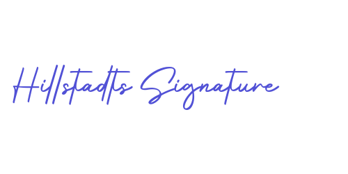 Hillstadts Signature-font-download