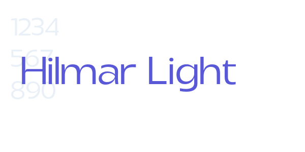 Hilmar Light font free