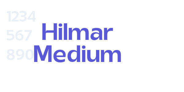 Hilmar Medium font free