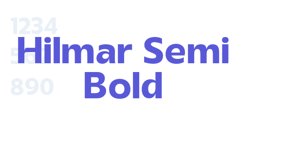 Hilmar Semi Bold font free