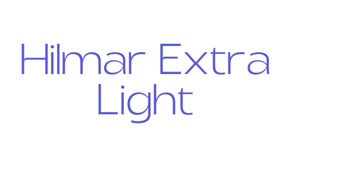 Hilmar Extra Light Font Download