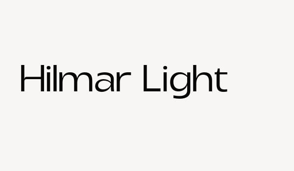 Hilmar Light Font