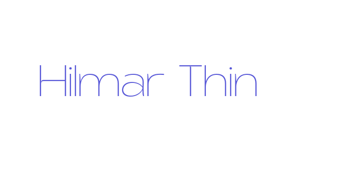 Hilmar Thin Font Download