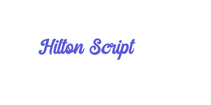 Hilton Script Font Download