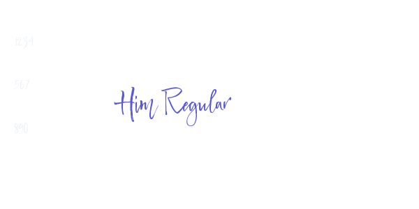 Him Regular font free