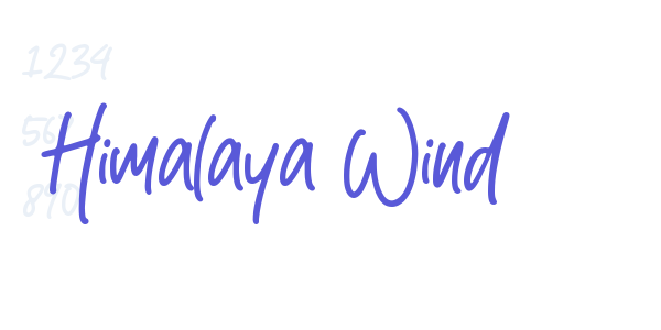 Himalaya Wind font free