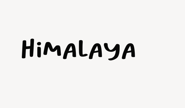 Himalaya Font