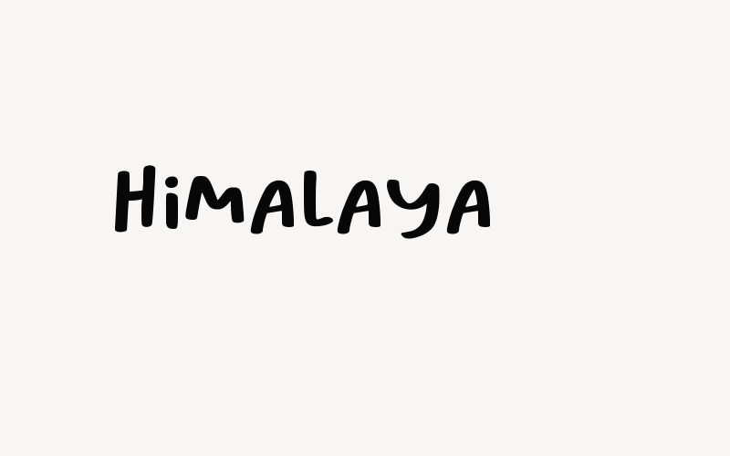 Himalaya Font