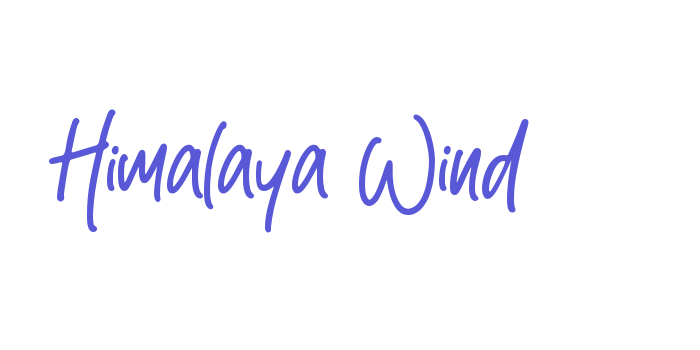 Himalaya Wind Font Download