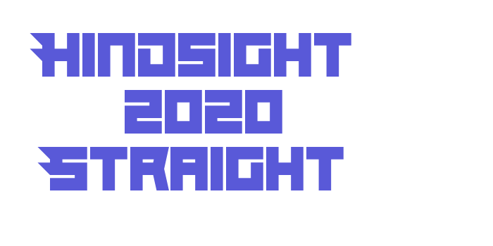 Hindsight 2020 Straight Font Download