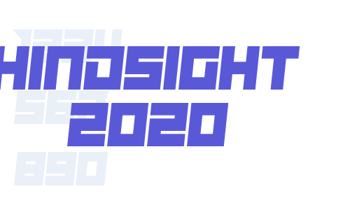 Hindsight 2020 Font Download