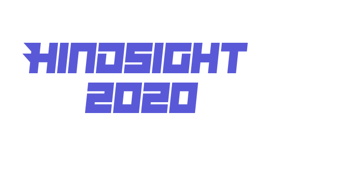 Hindsight 2020 Font Download