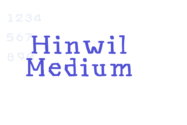 Hinwil Medium Font Download