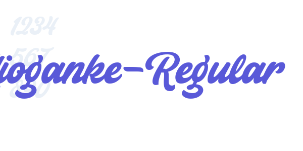 Hioganke-Regular font free