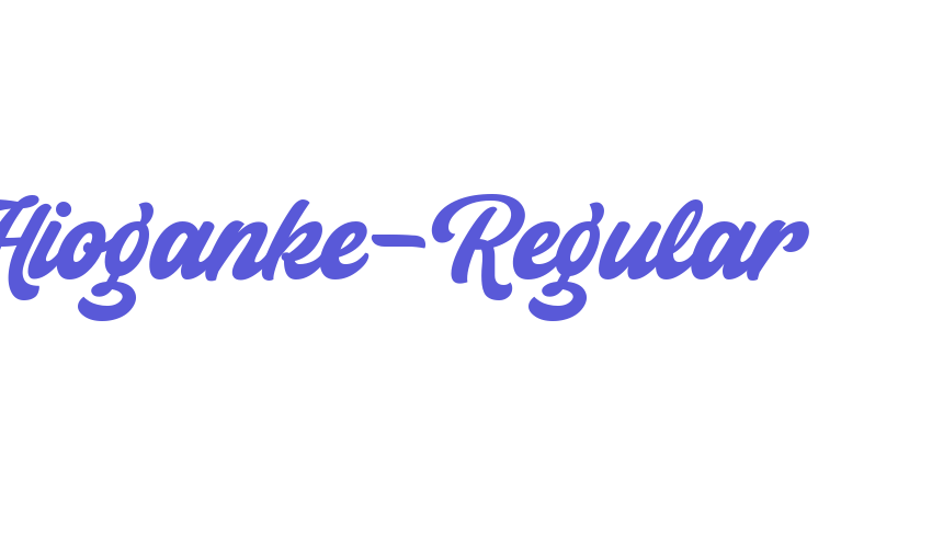 Hioganke-Regular Font