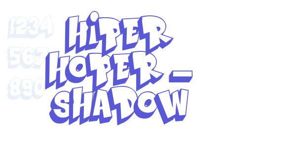 Hiper Hoper – Shadow font free