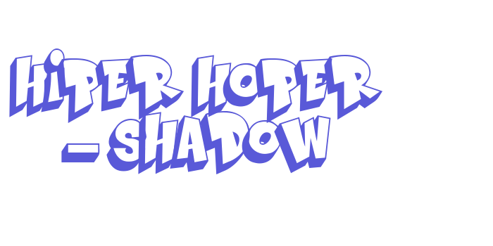 Hiper Hoper – Shadow Font Download