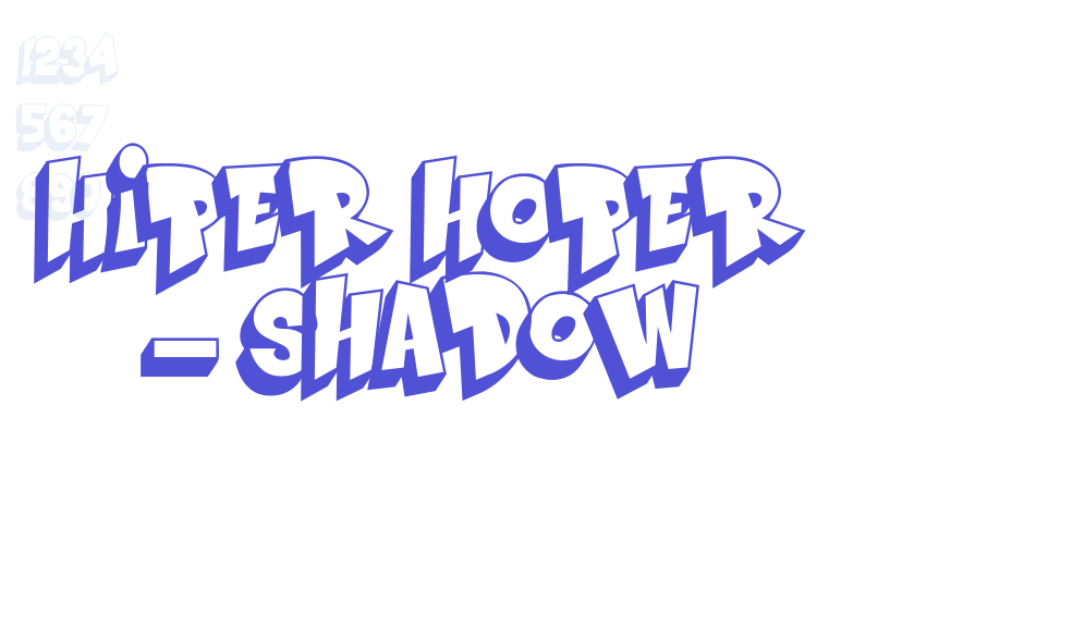 Hiper Hoper – Shadow-font-download